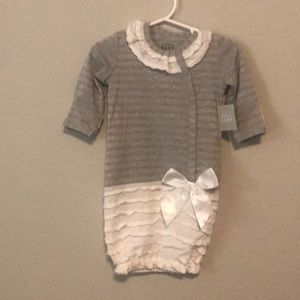 Shimmer baby gown